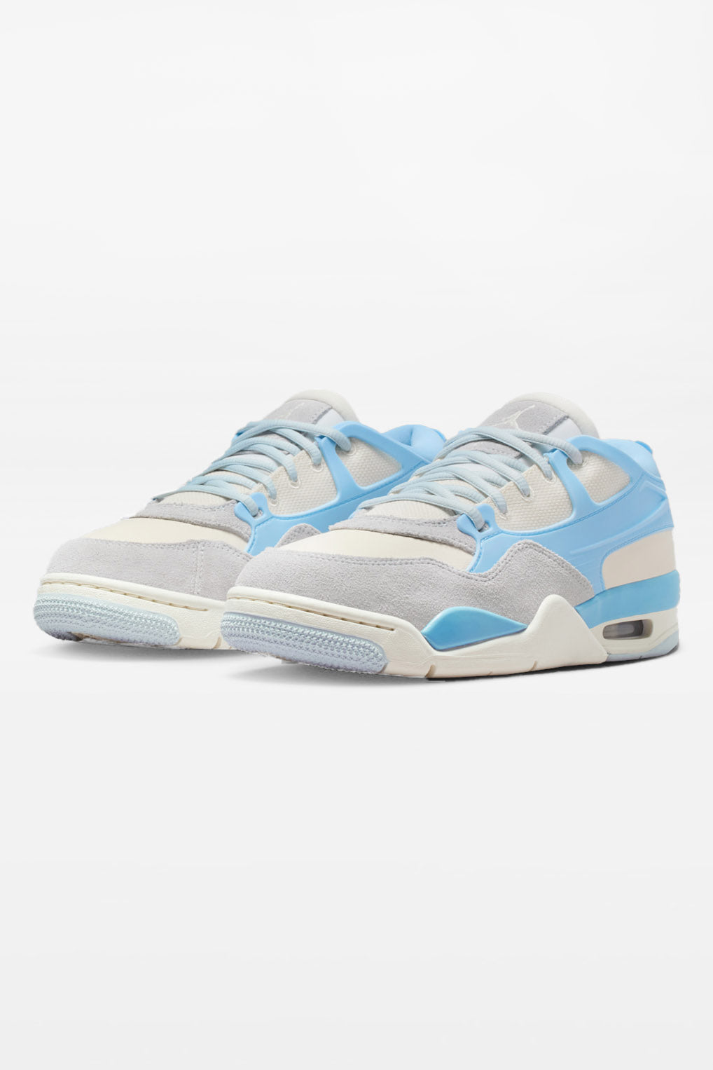 Air Jordan 4 RM Sneaker - Psychic Blue + Pale Ivory + Aura