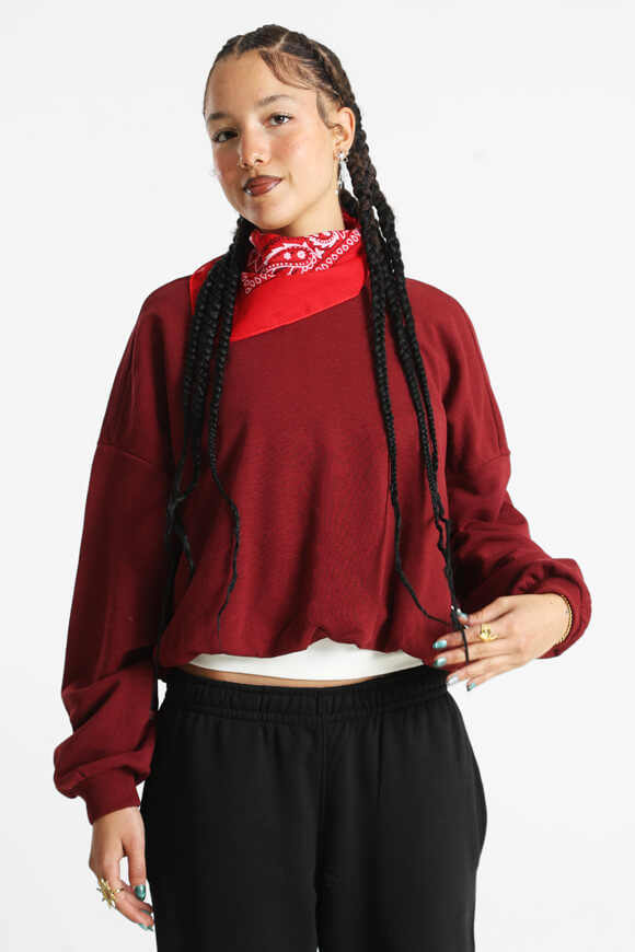 ONLFIE Balloon Sweatshirt - Cabernet