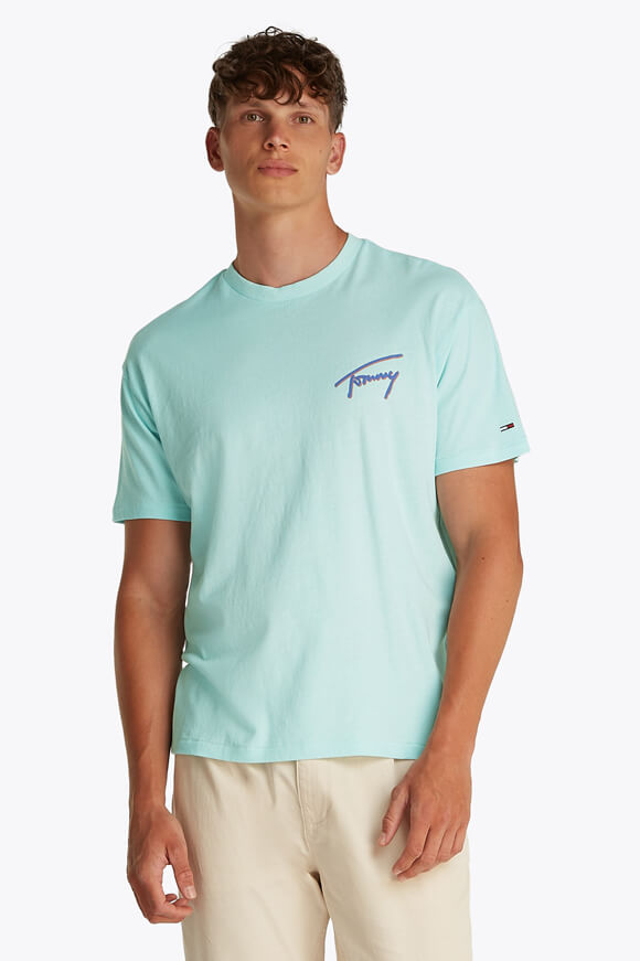 Loose Faded Graphic T-shirt - Spring Mint