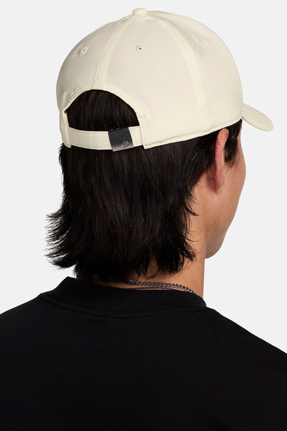 Strapback Cap - Coconut Milk + Metallic Silver
