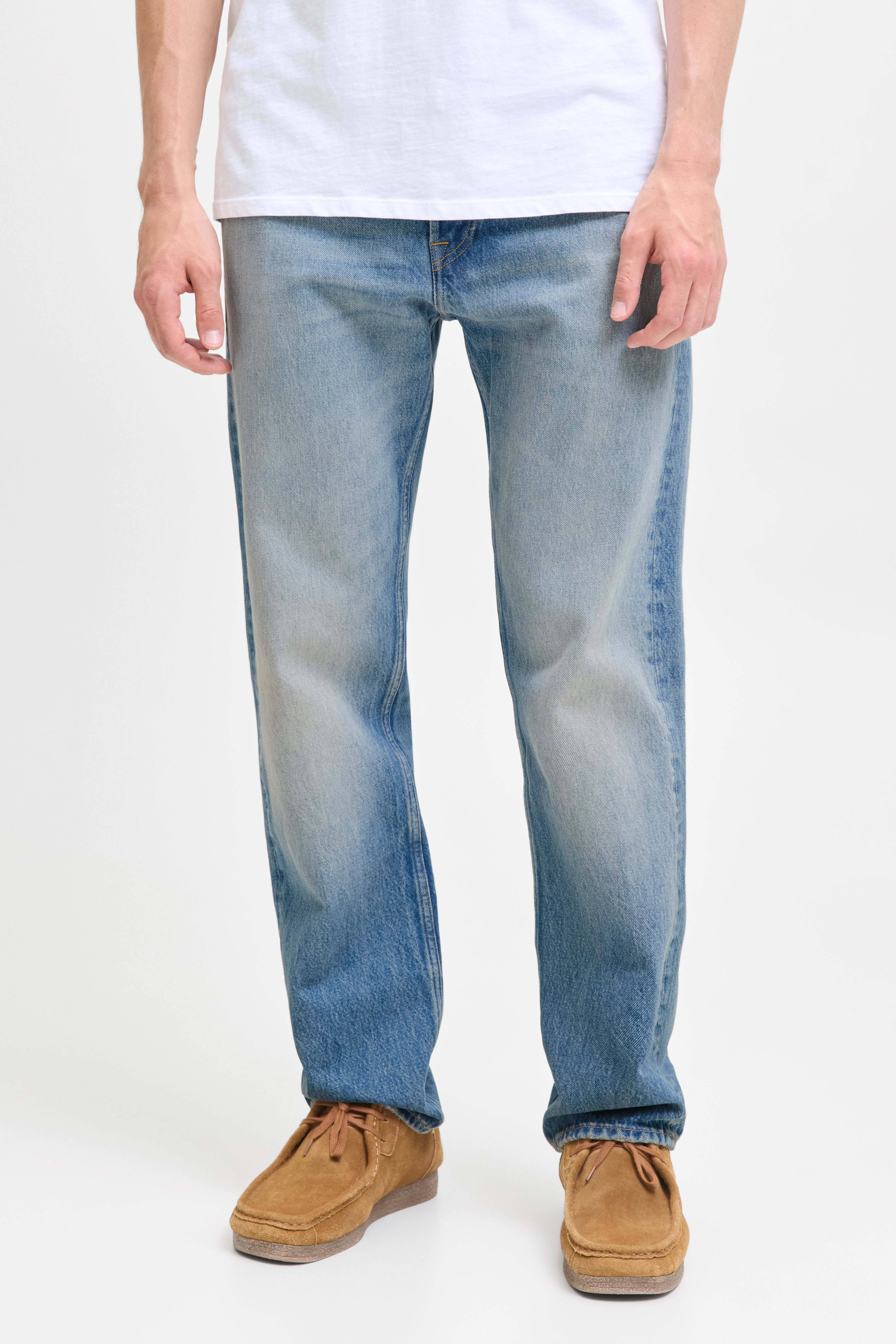 Chris Relaxed Fit Jeans L32 - Blue Denim