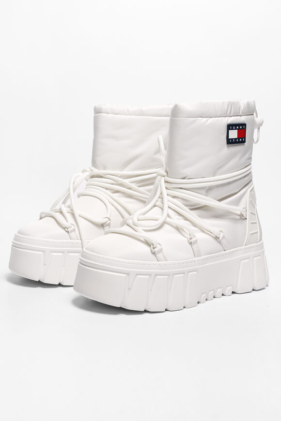Bottines de neige plateau - Ecru