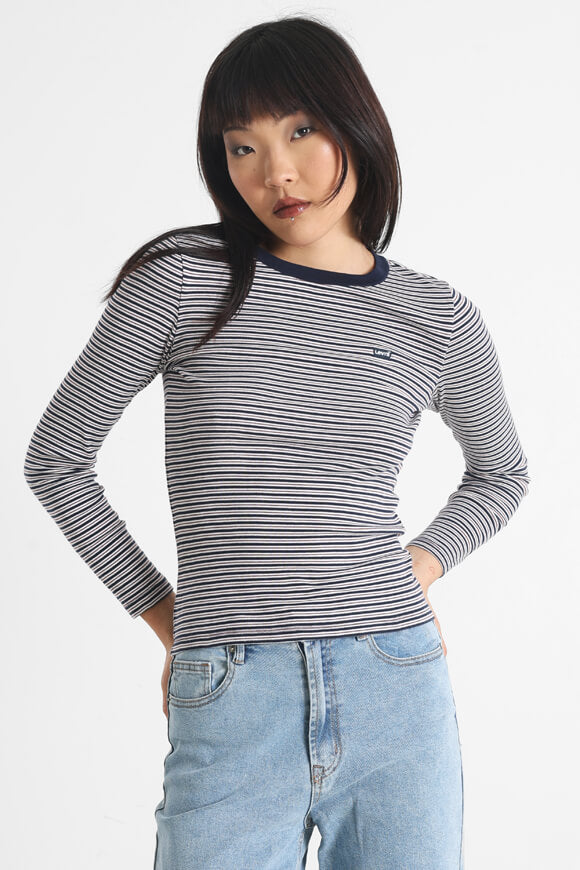 Essential long-sleeved shirt - Navy Blazer