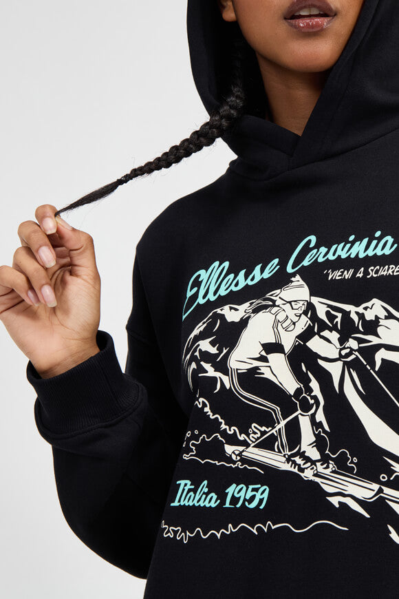 Brunner Oversize Hooded Sweatshirt - Black