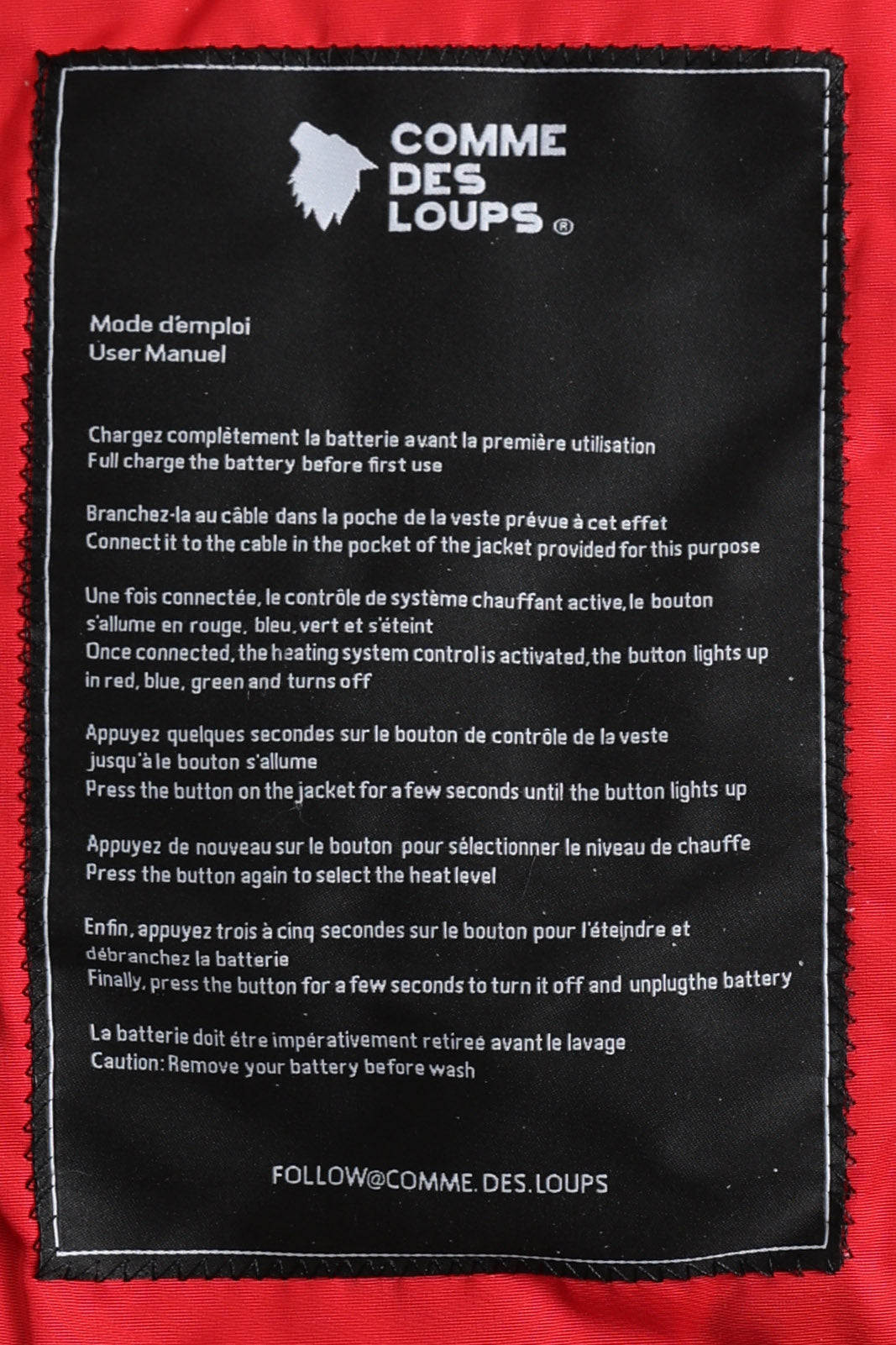 Montreal padded jacket - Red