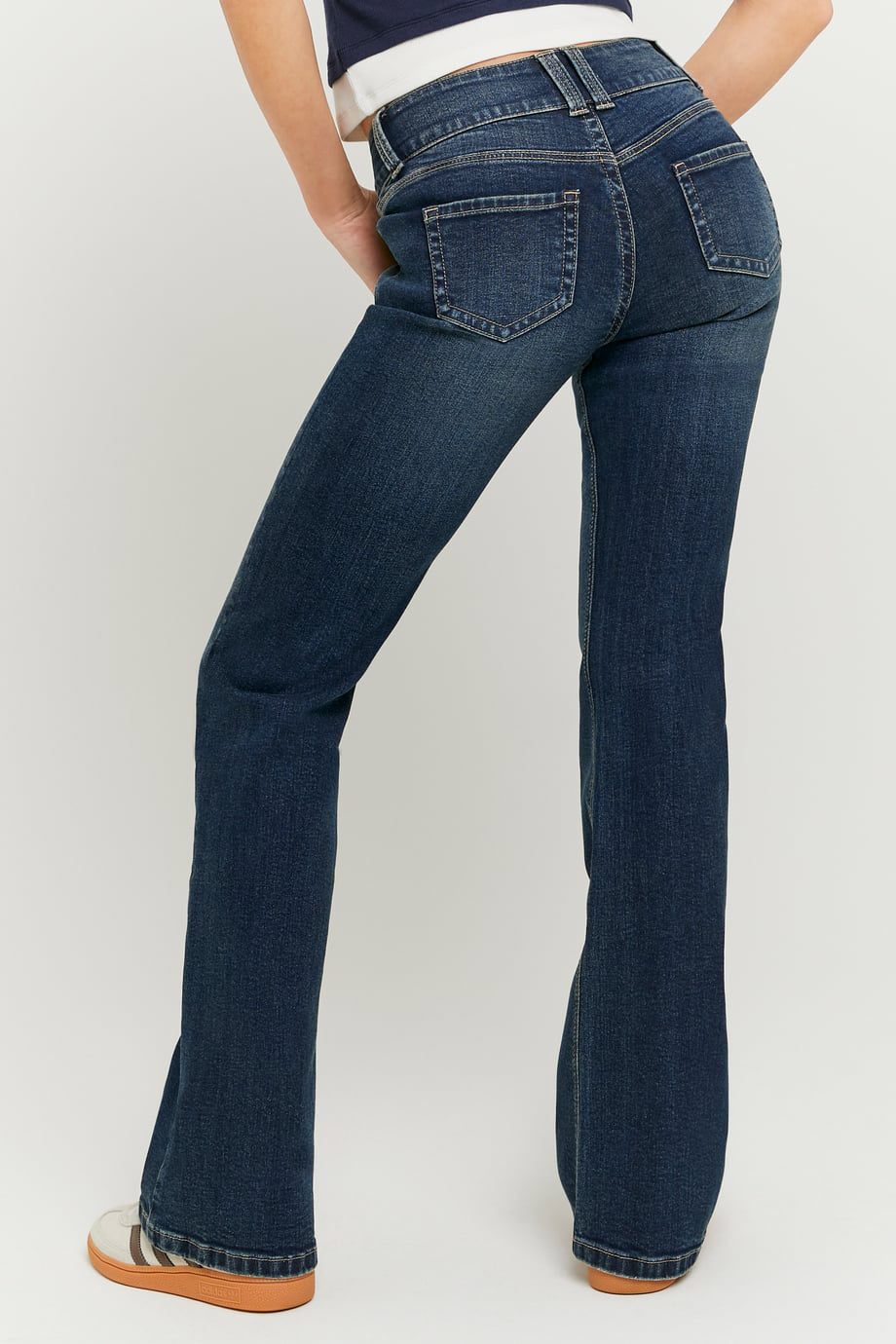 Jeans a zampa - Dark Blue Washed