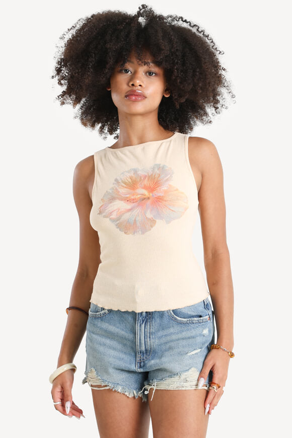 Canotta a coste - arancione chiaro