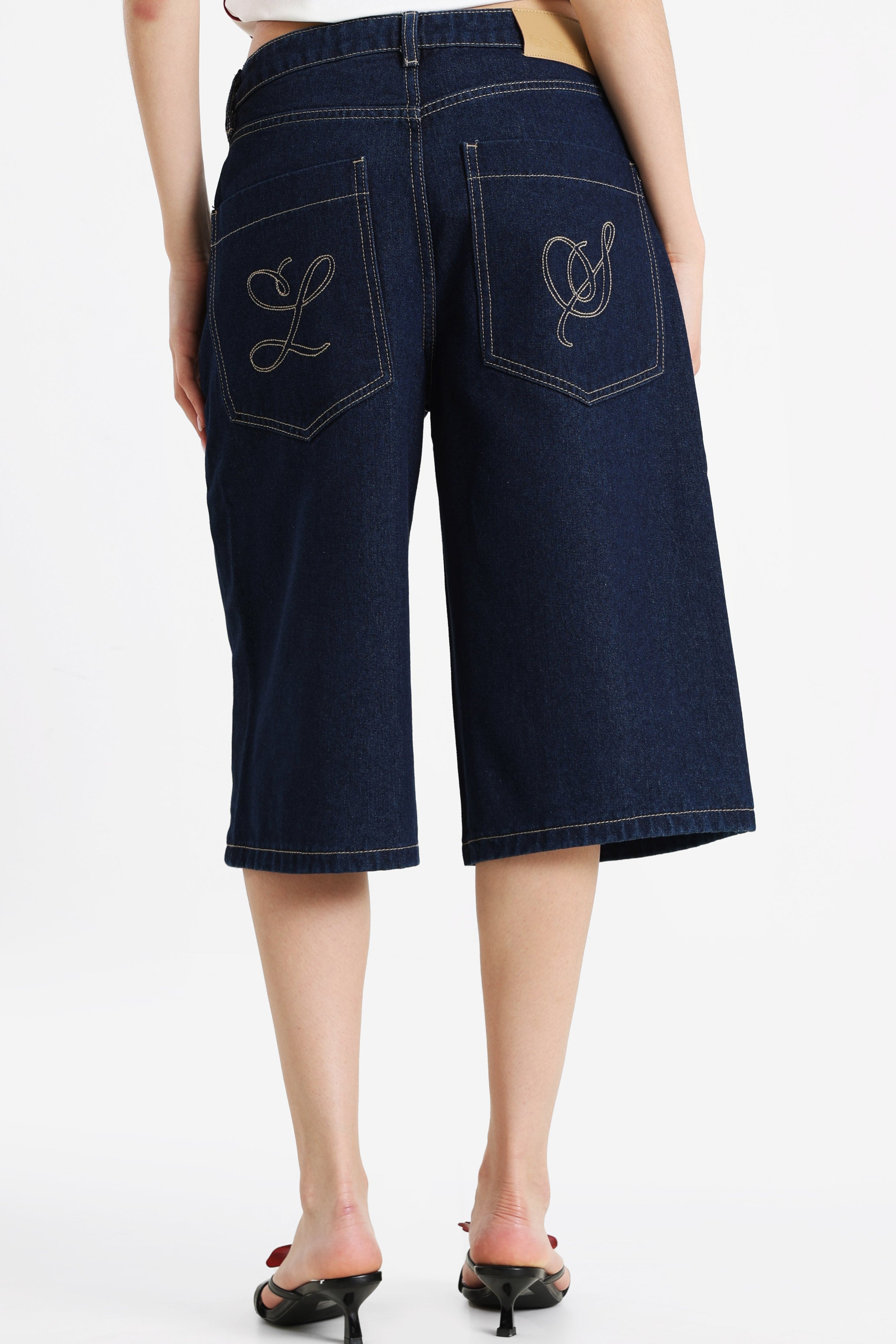 Jeans Bermudashorts - Dunkelblau