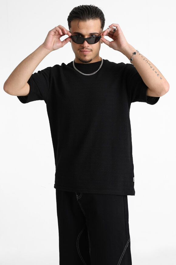 ONSGIVO Strick T-Shirt - Black