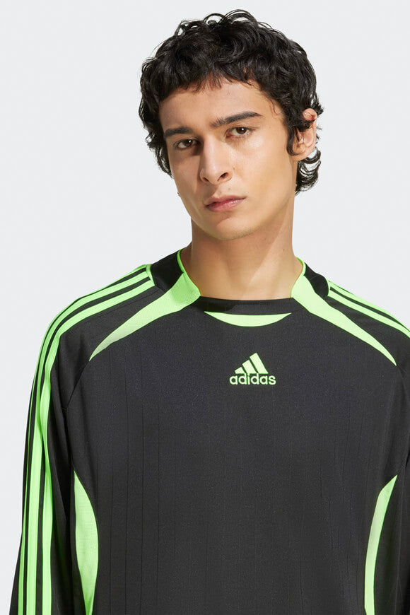 Camicia a maniche lunghe Teamgeist Adicolor - Nero + verde segnale