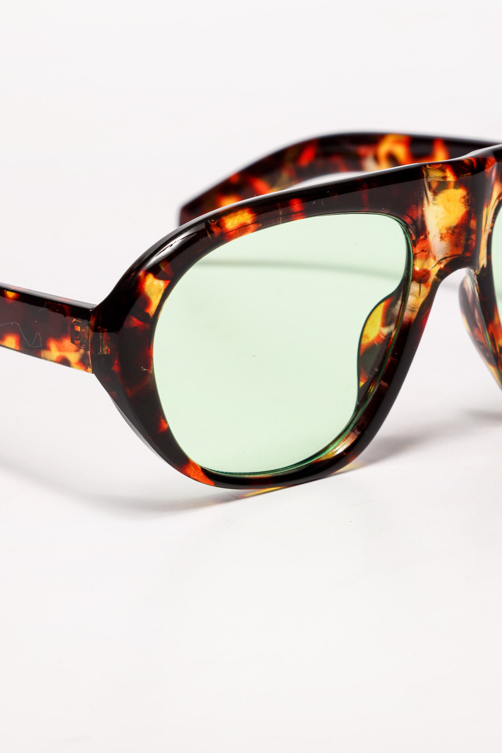 Glasses - Leopard + Green