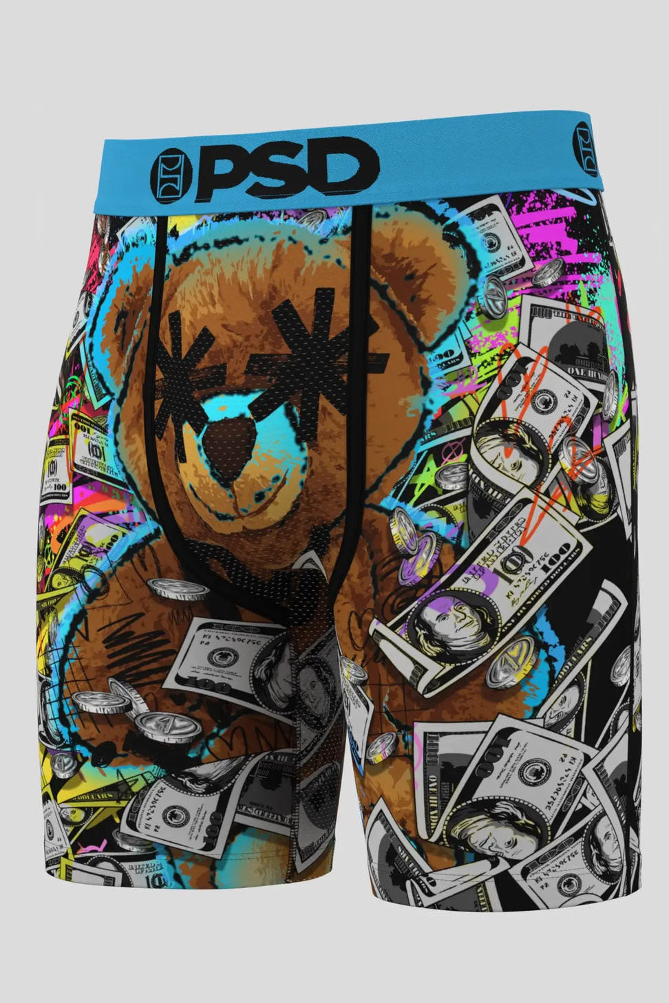 Money Hype Boxershorts - Blue + Multicolor