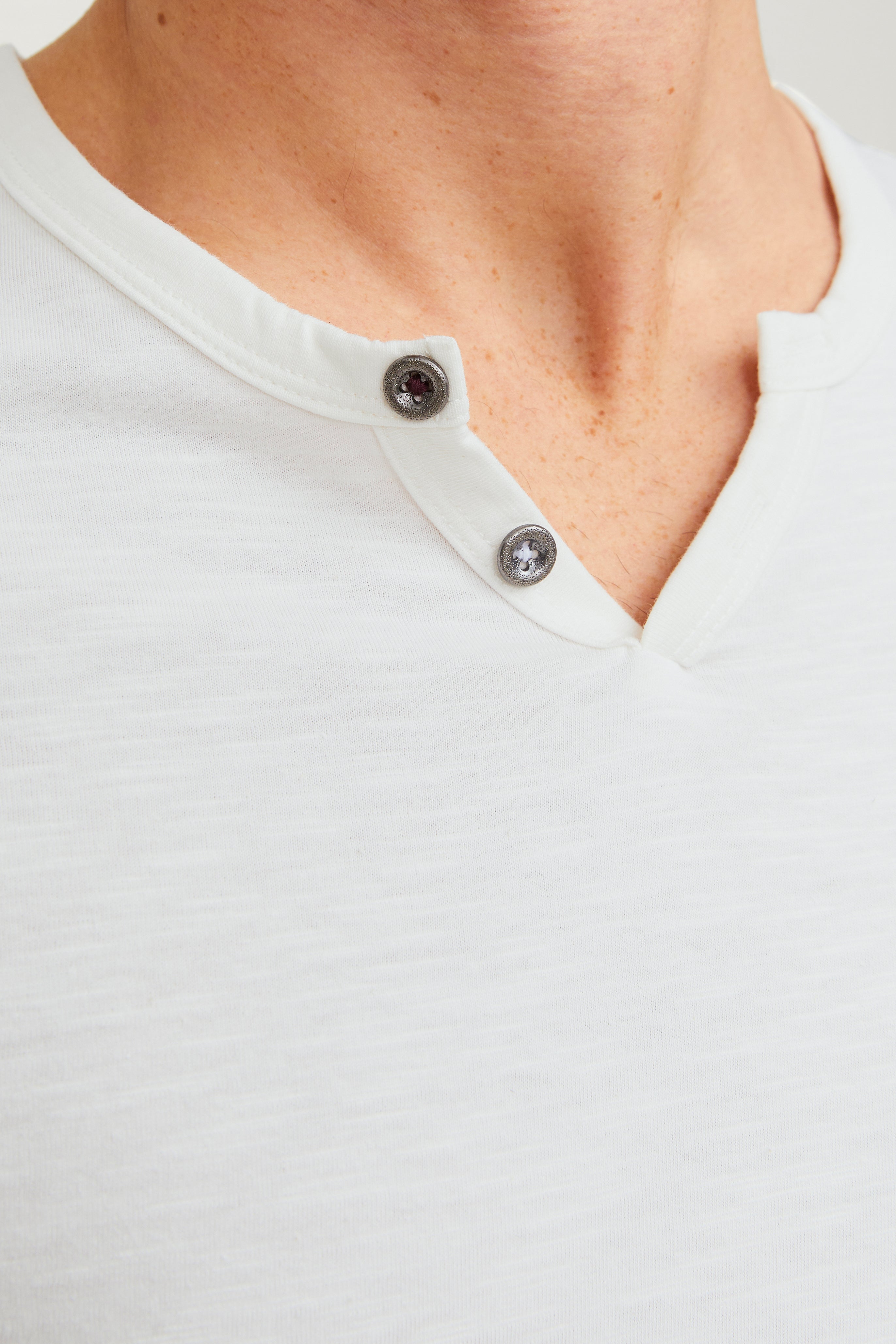 JJESPLIT T-Shirt - Cloud Dancer