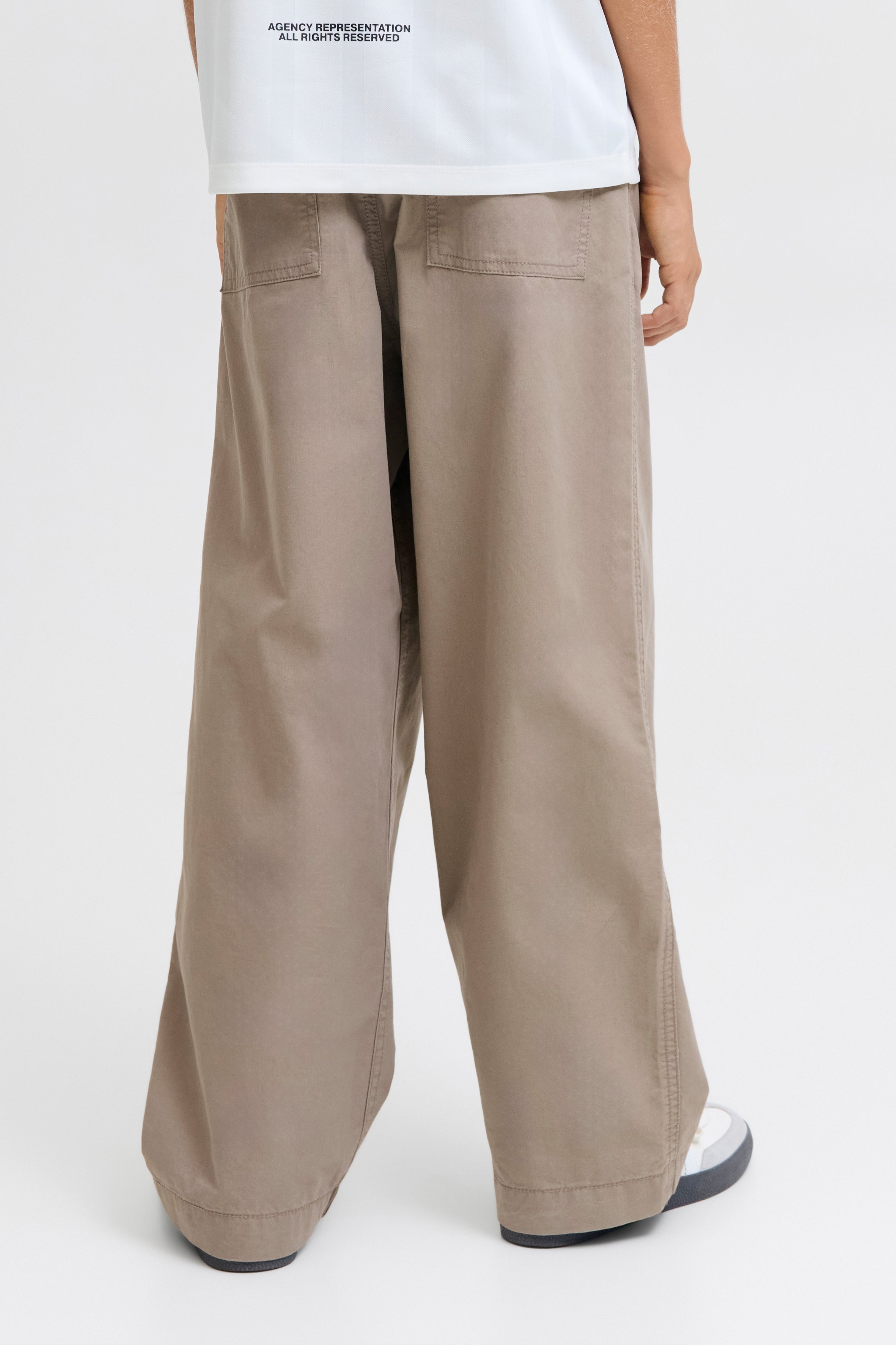 JPSTOWEN Stoffhose - Brindle