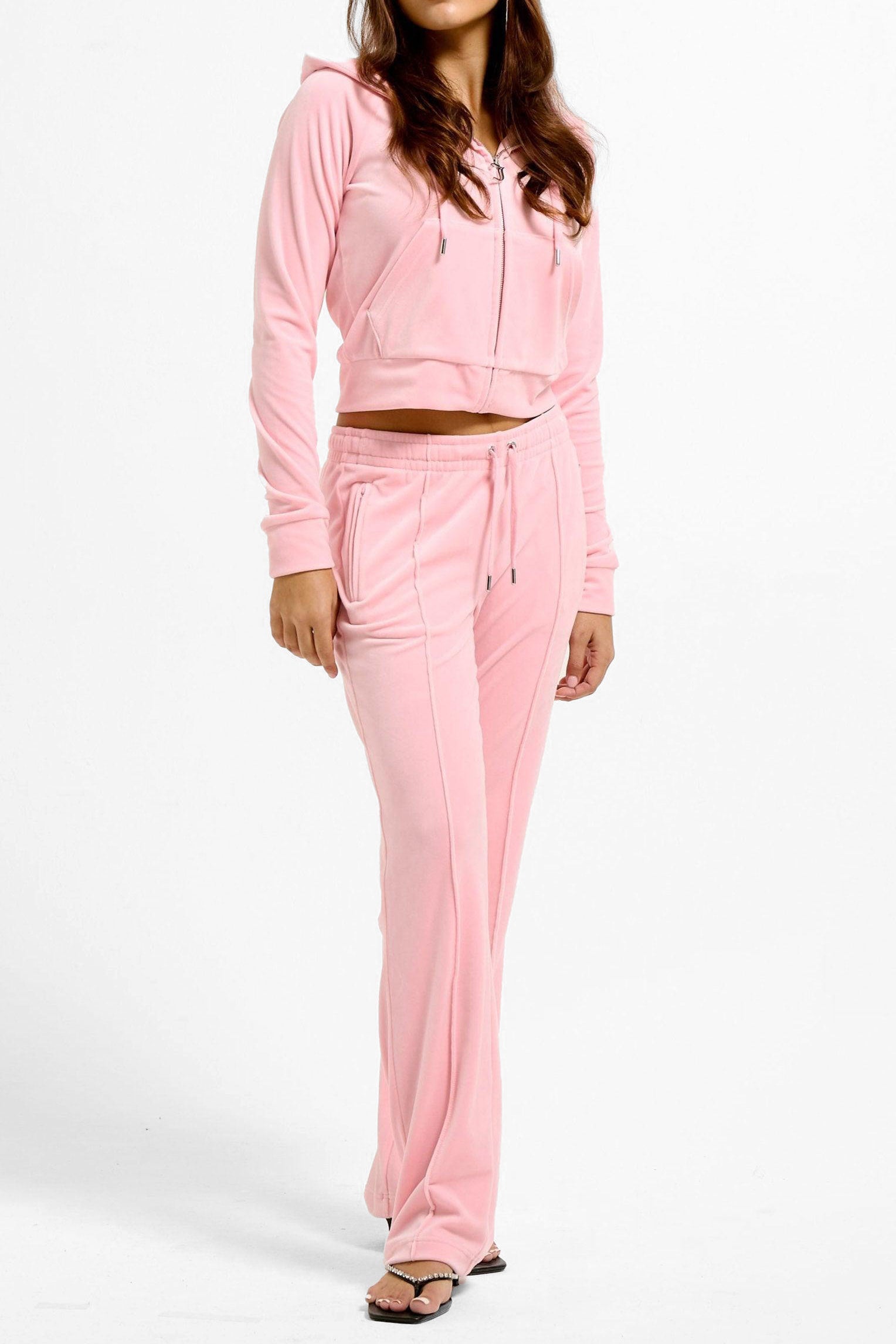 Tina Samt Hose - Juicy Pink