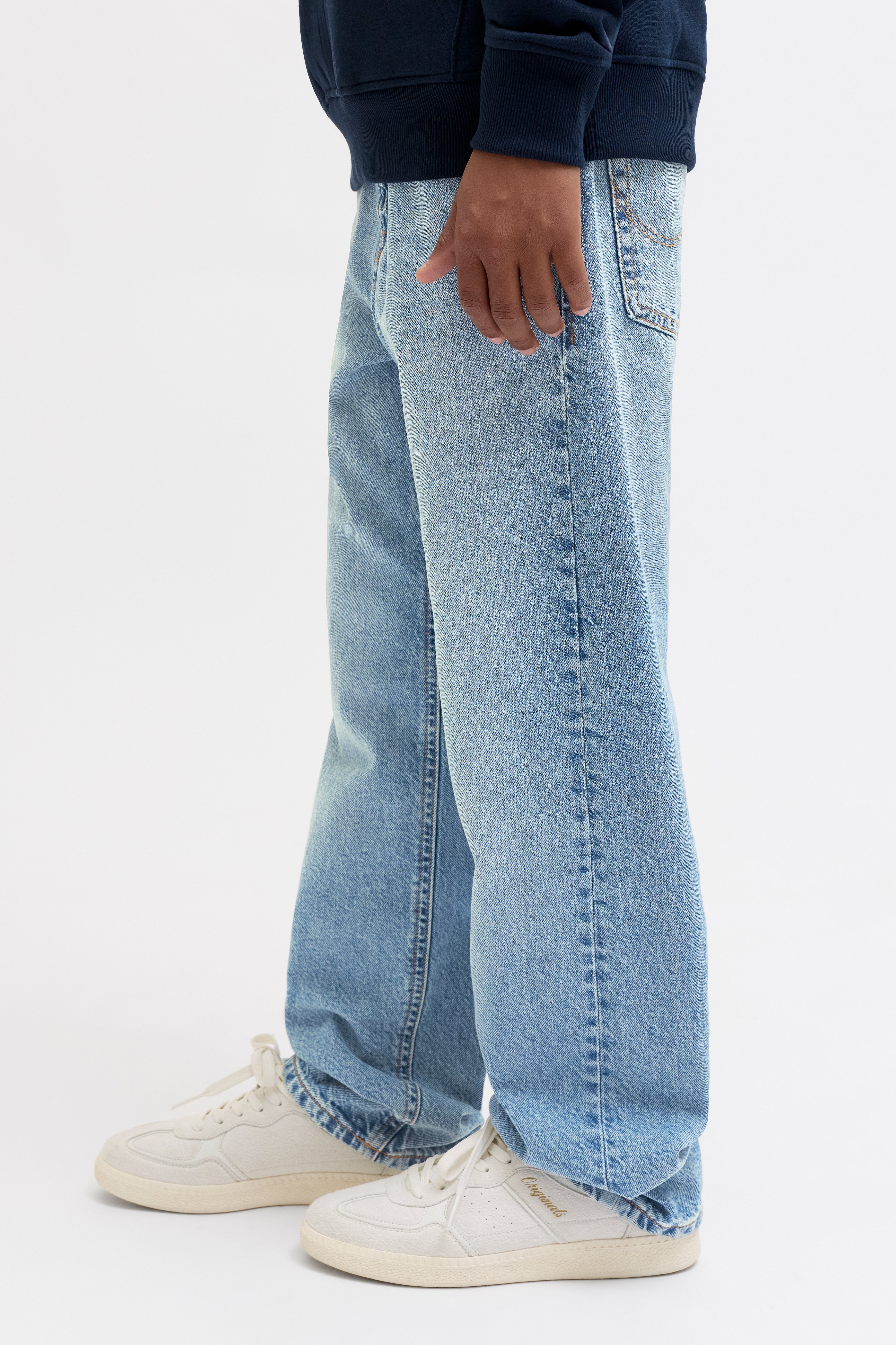 JJICHRIS Relaxed Fit Jeans - Blue Denim