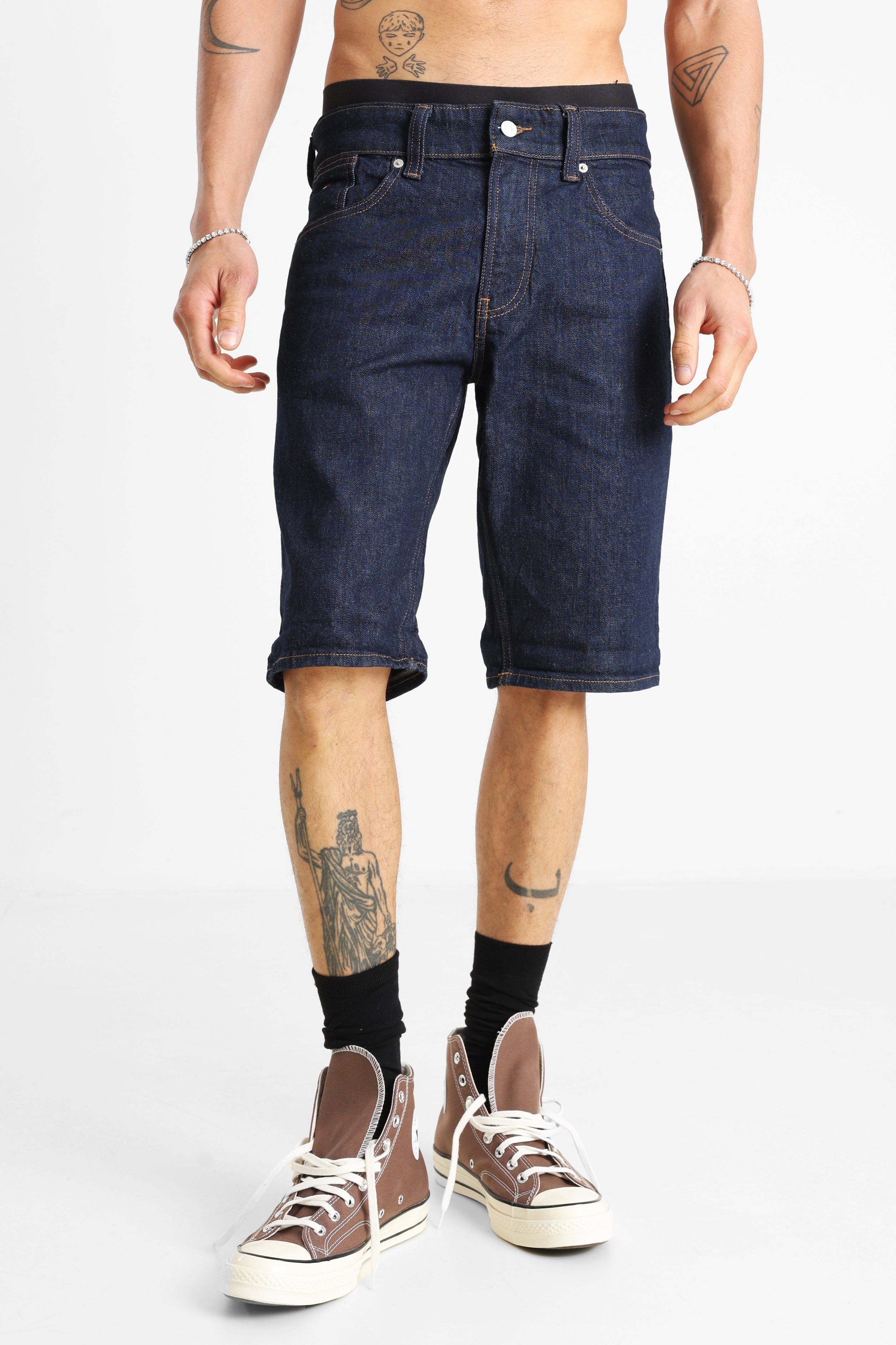 Ronnie Jeansshorts - Dark Blue Denim