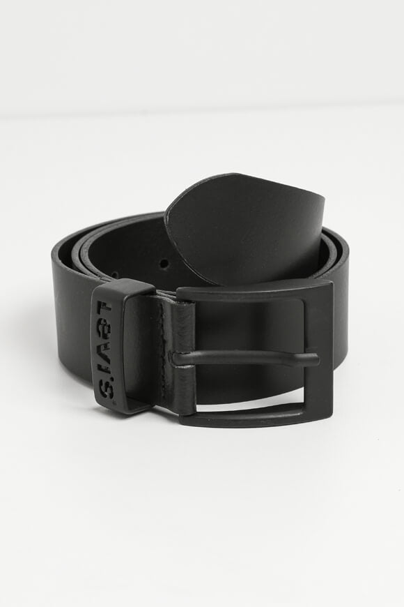 Leather belt - Regular Black