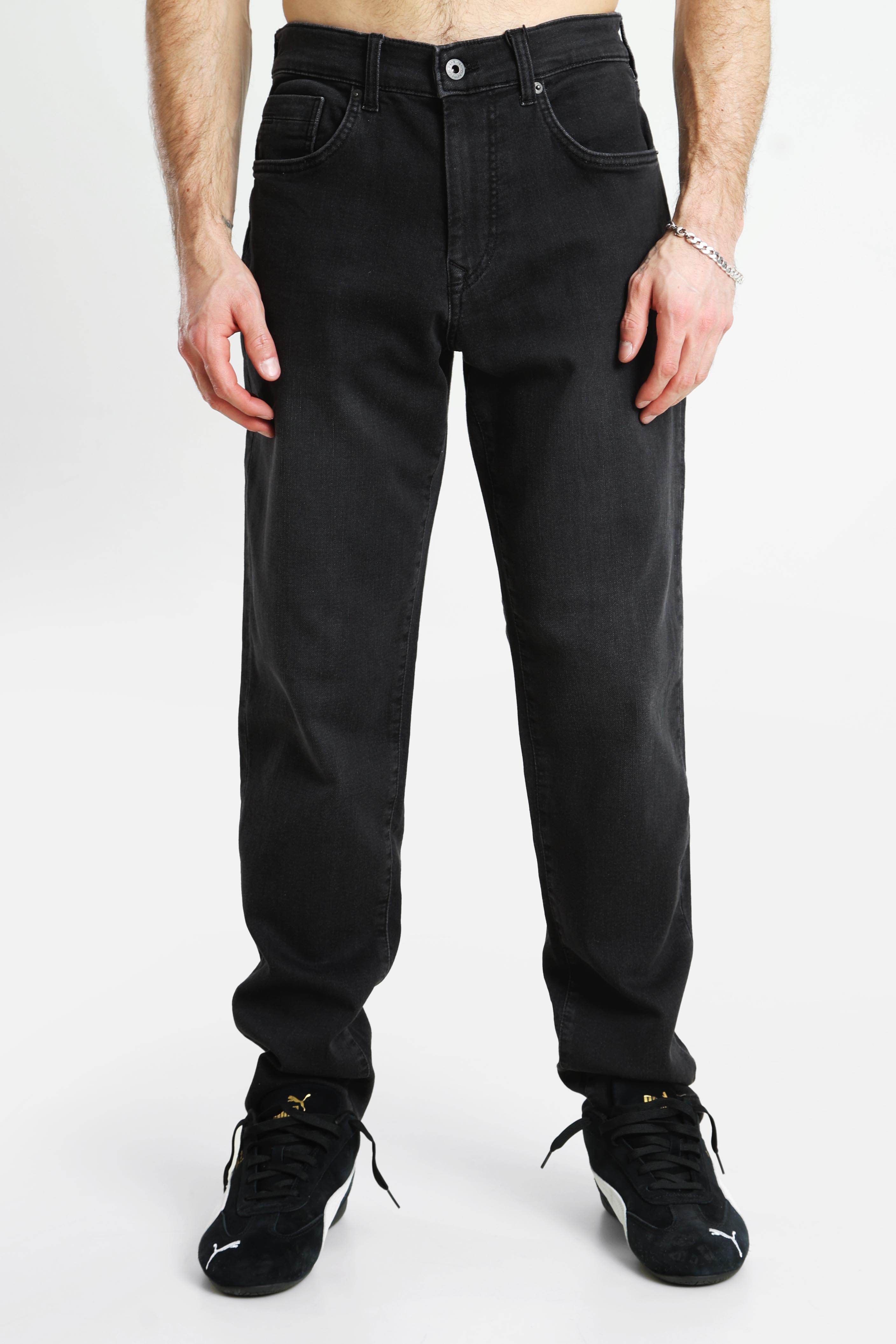 Regular fit jeans L32 - Black Denim