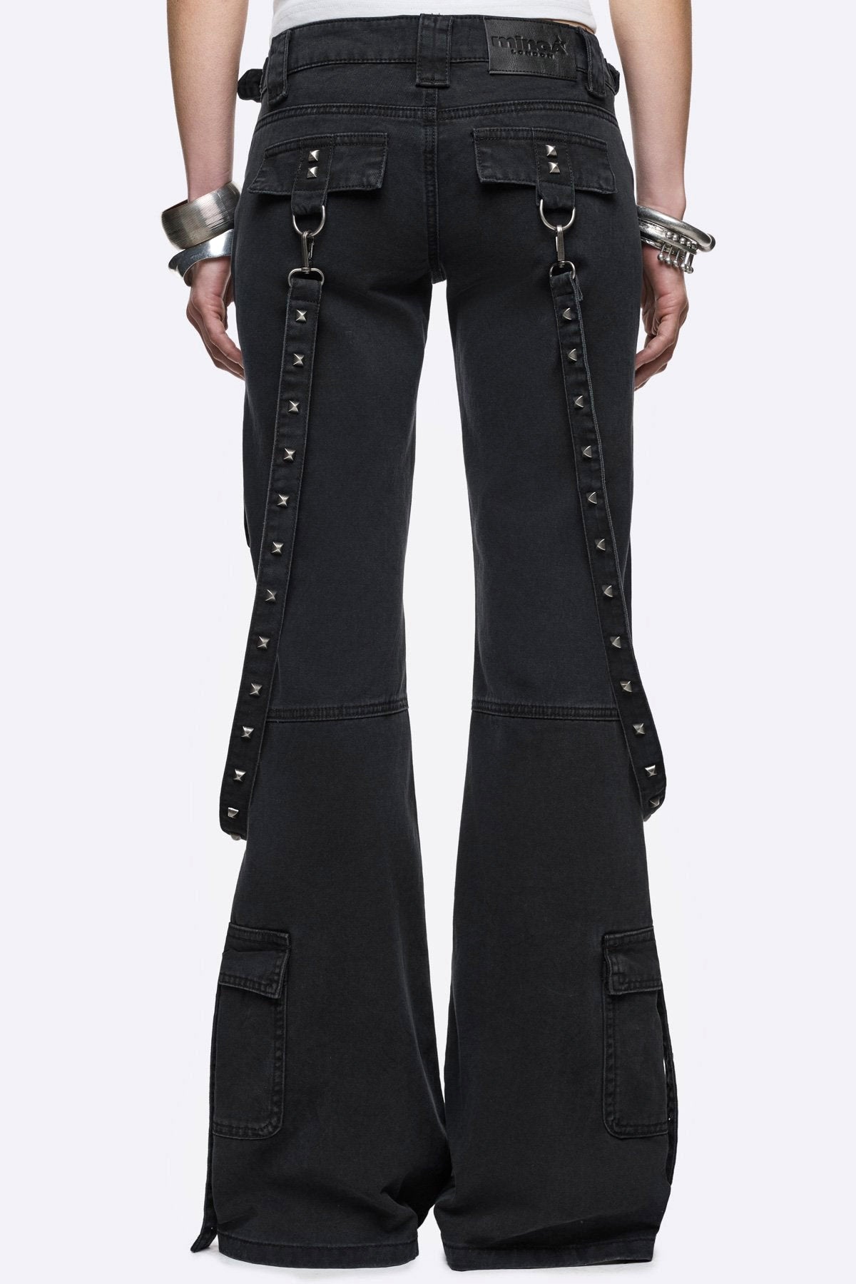 Bruise Flared Jeans - Black