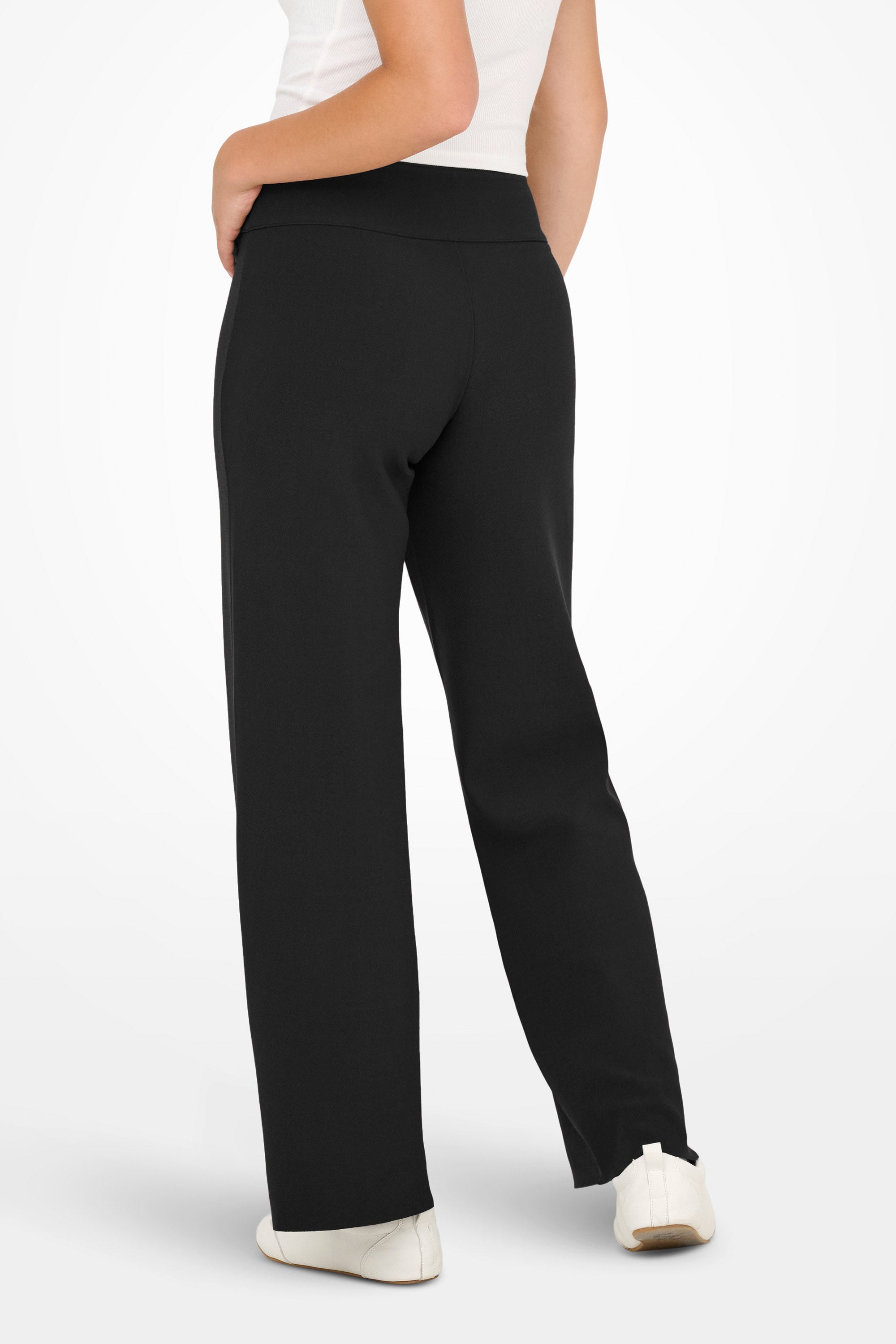 ONLCLEVER Wide Leg Stoffhose L32 - Black