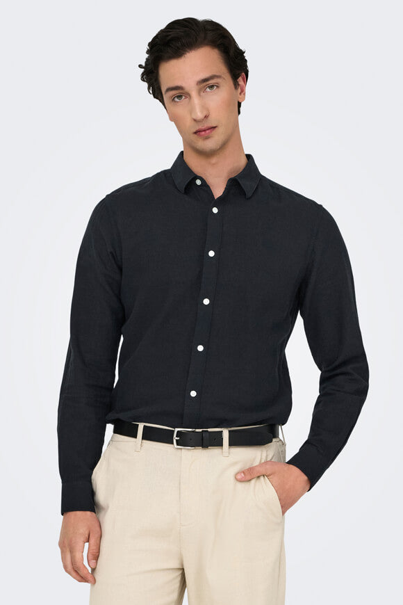ONSCAIDEN Linen Shirt - Black