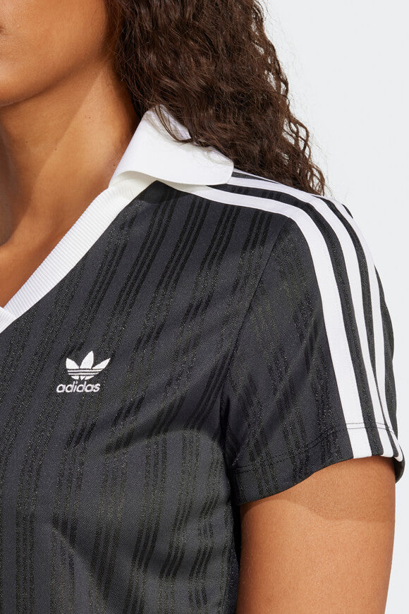 Crop Poloshirt - Black