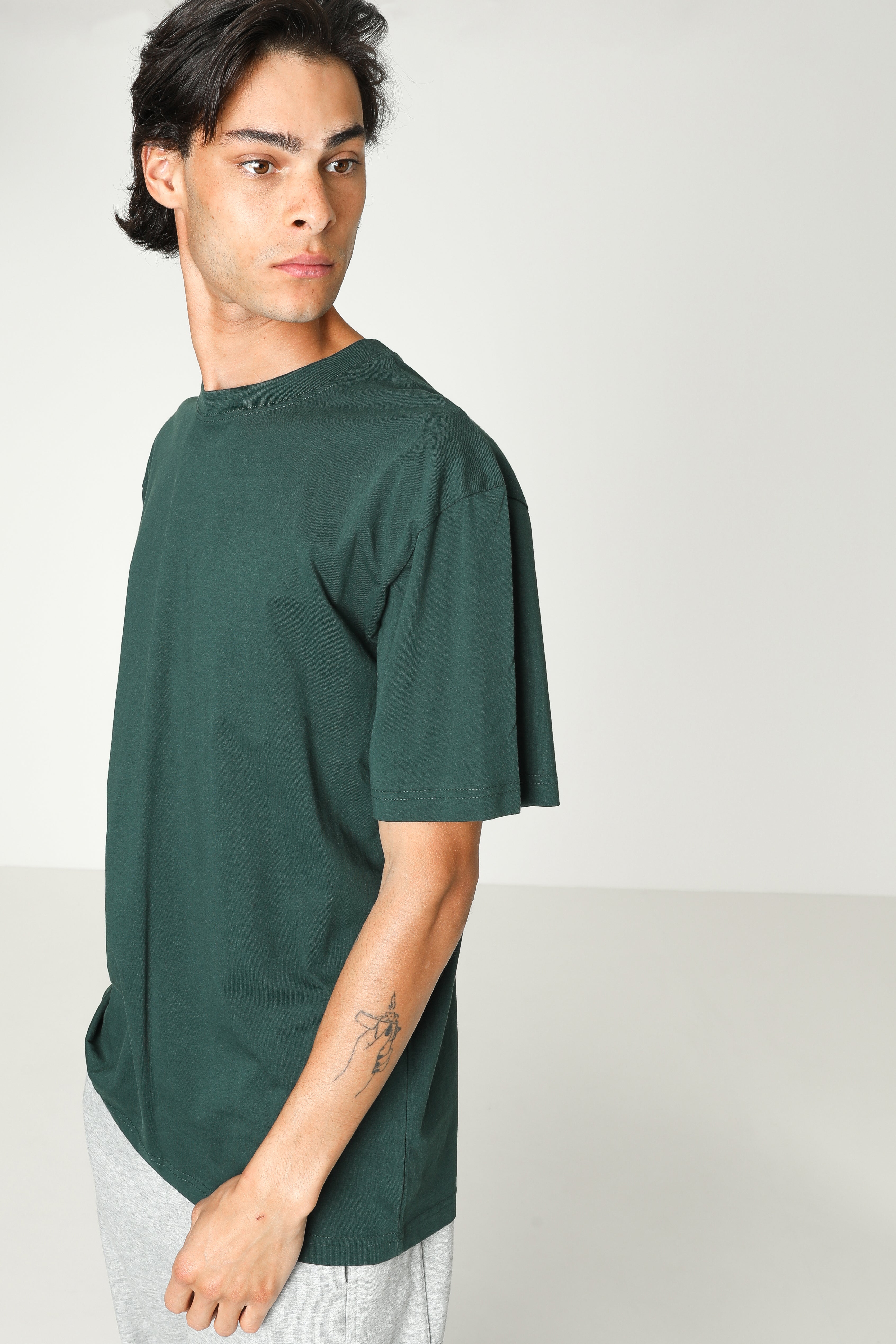 T-shirt oversize - Forest Green