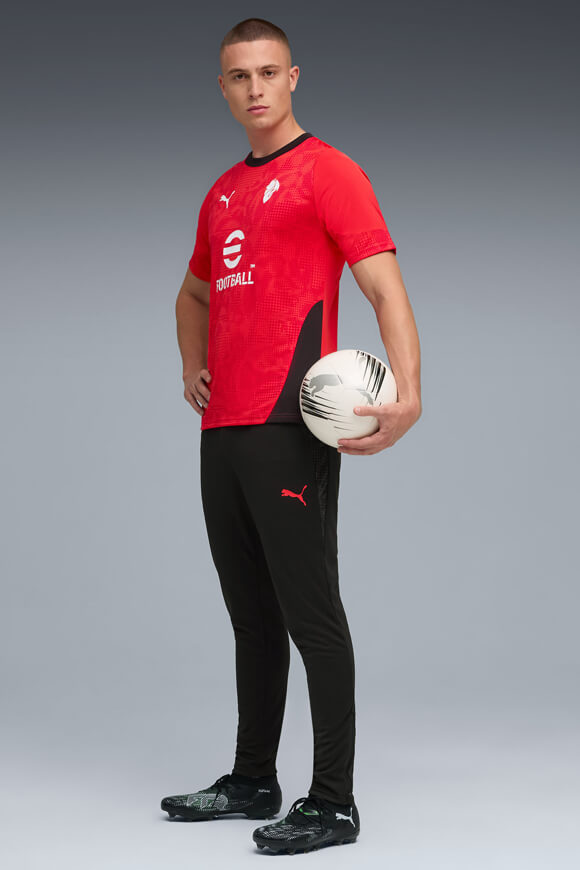 T-shirt AC Milan in mesh - Red