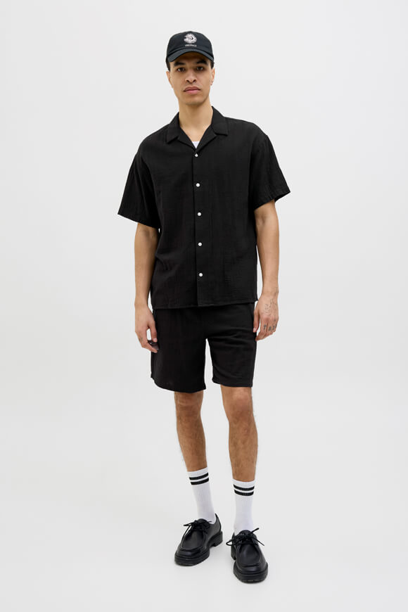 JOREASTER Musselin-Hemd - Black