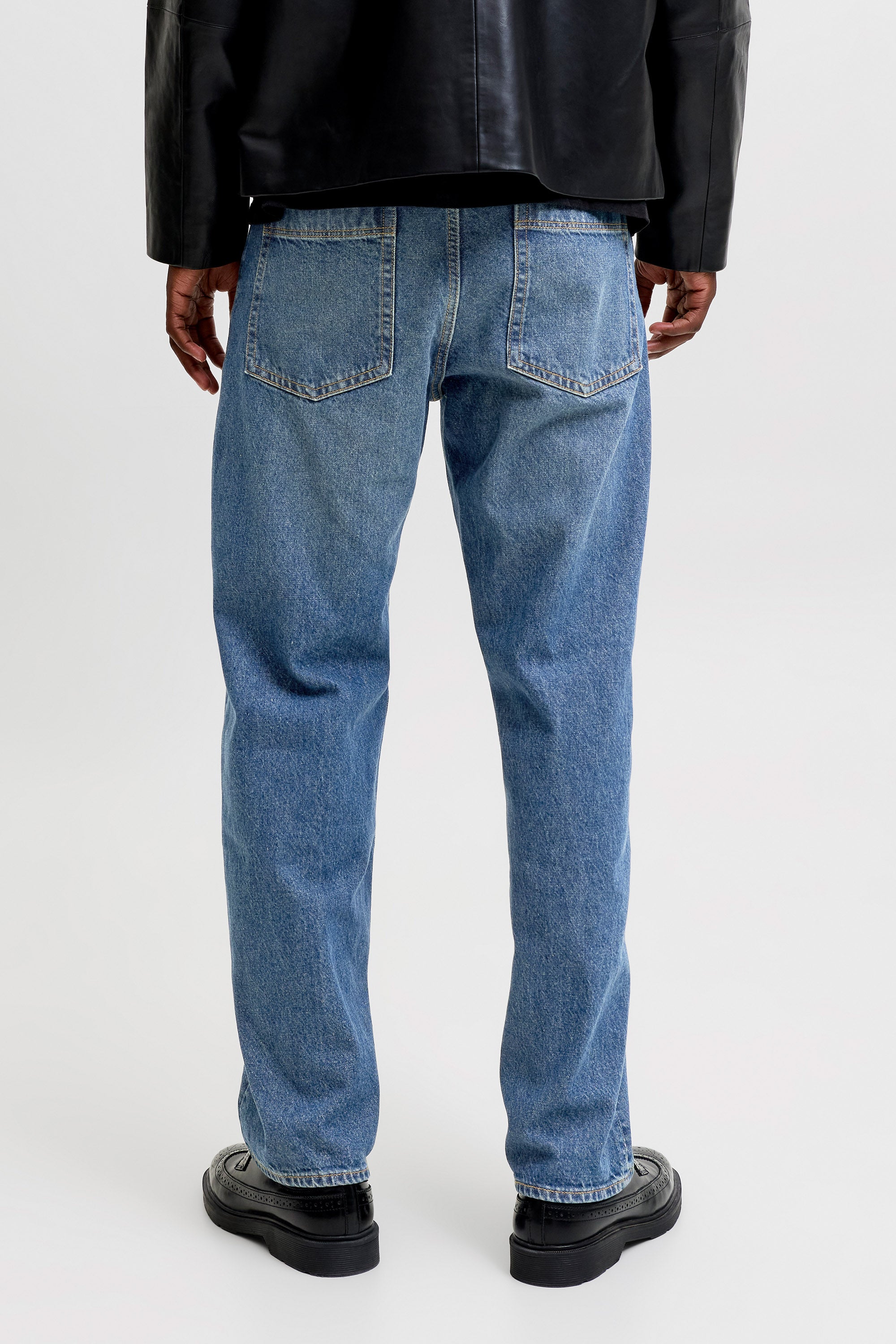 JJIALEX jeans fit largo L32 - Blue Denim