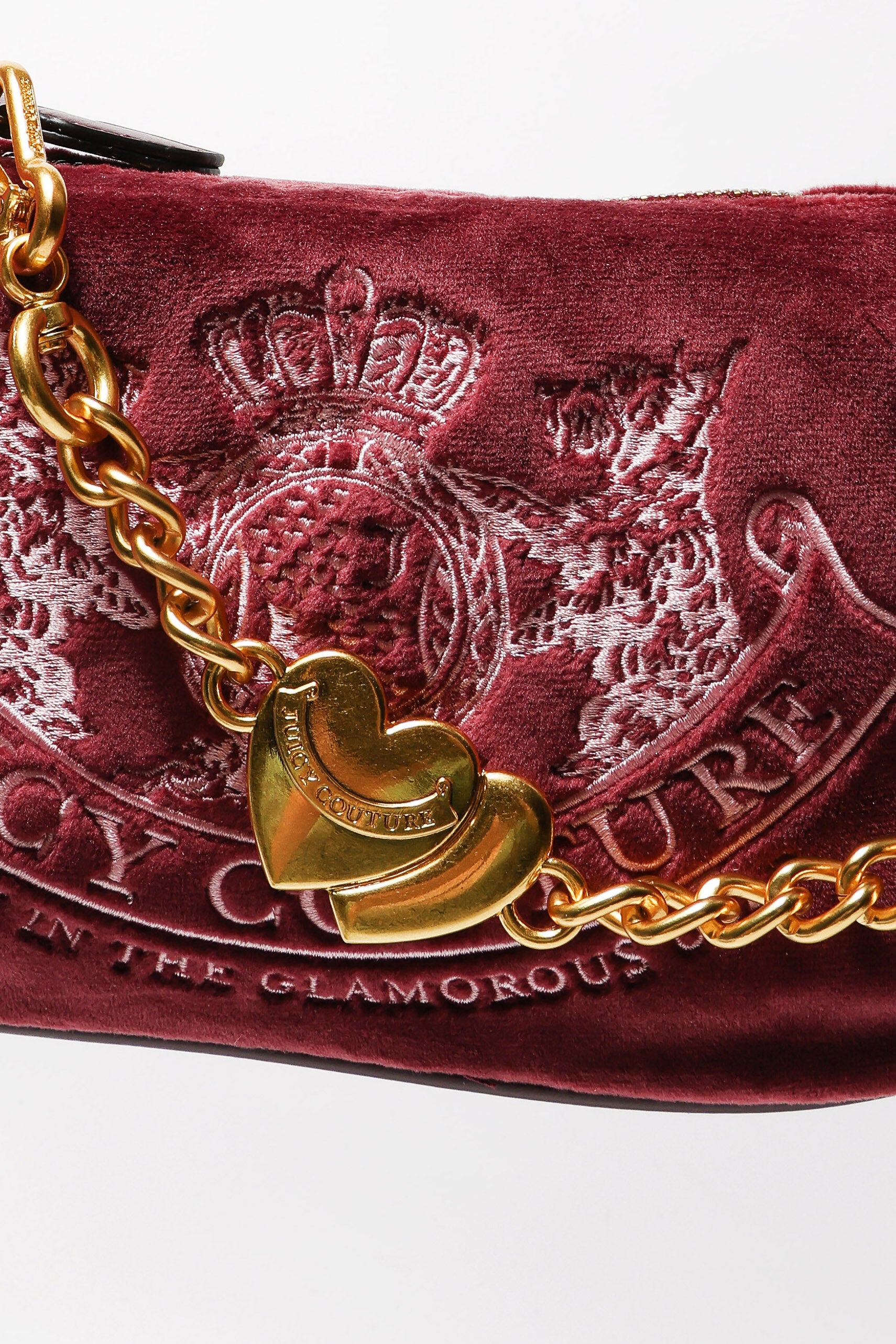 Mini sac à main et à bandoulière en velours - Wine Tasting