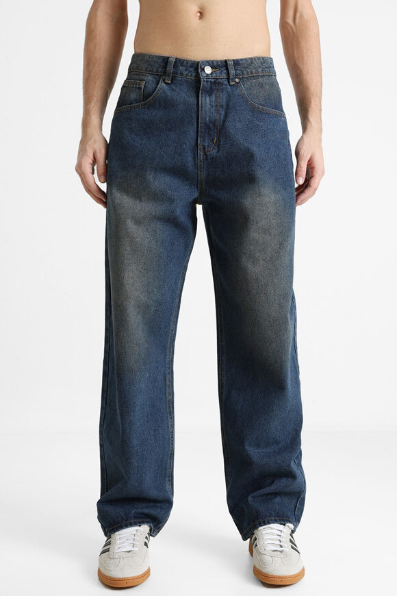 Straight Fit Jeans - Dunkelblau