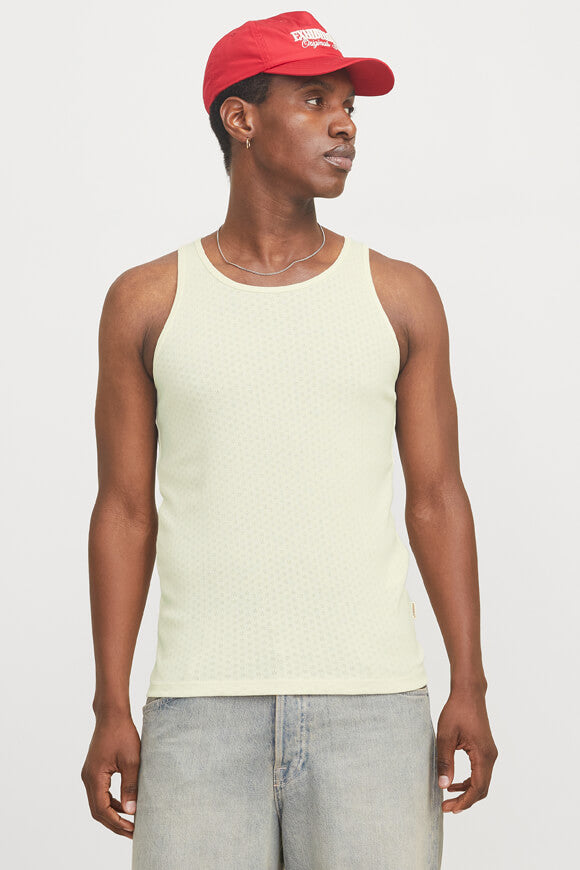 JORHYDRA Tanktop mit Lochmuster - Antique White