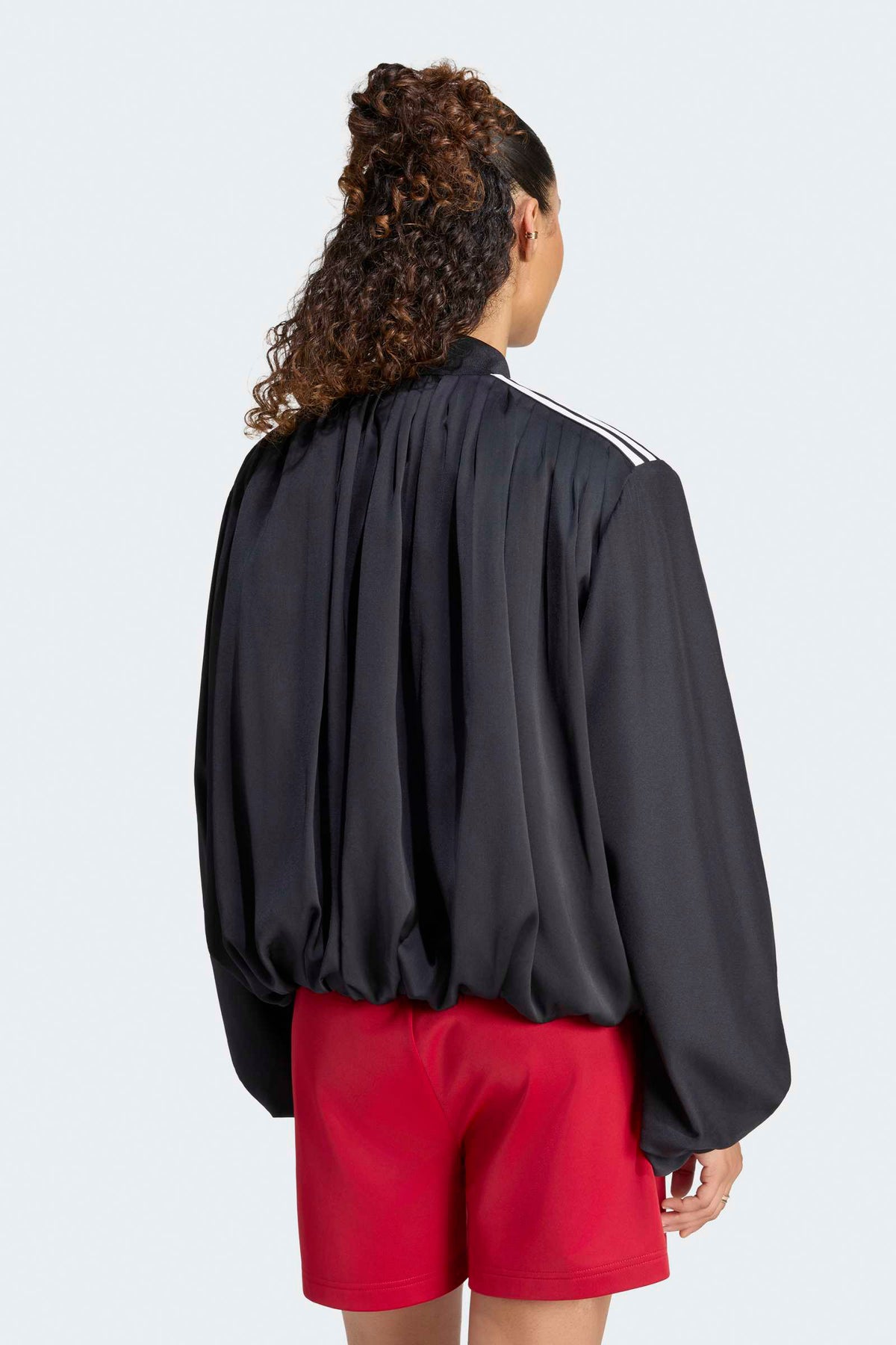 Veste de survêtement ballon plissée - Black
