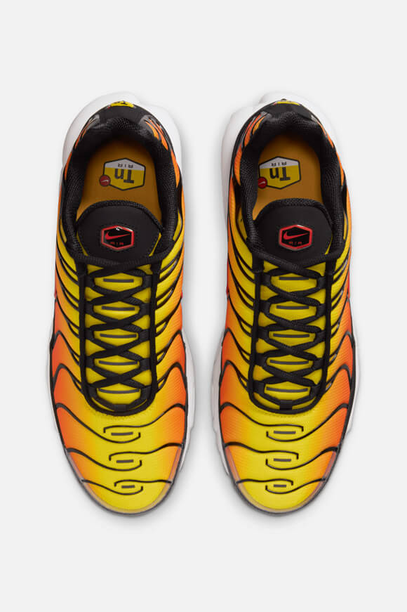 Air Max Plus Sneaker - Black + Pimento + Bright Ceramic