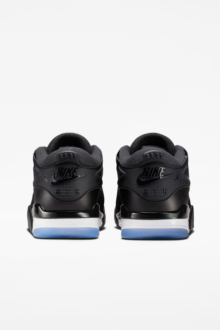 Air Jordan 4 RM Sneaker - Black + White + Varsity Red