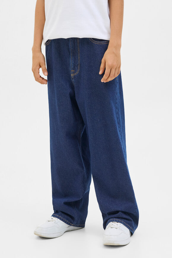 Ron Extra Baggy Fit Jeans - Dark Blue Denim