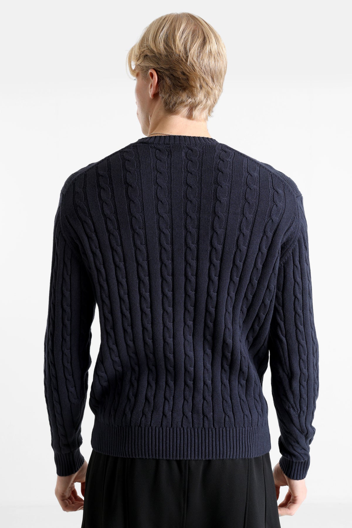 Bert Strickpullover - Navy