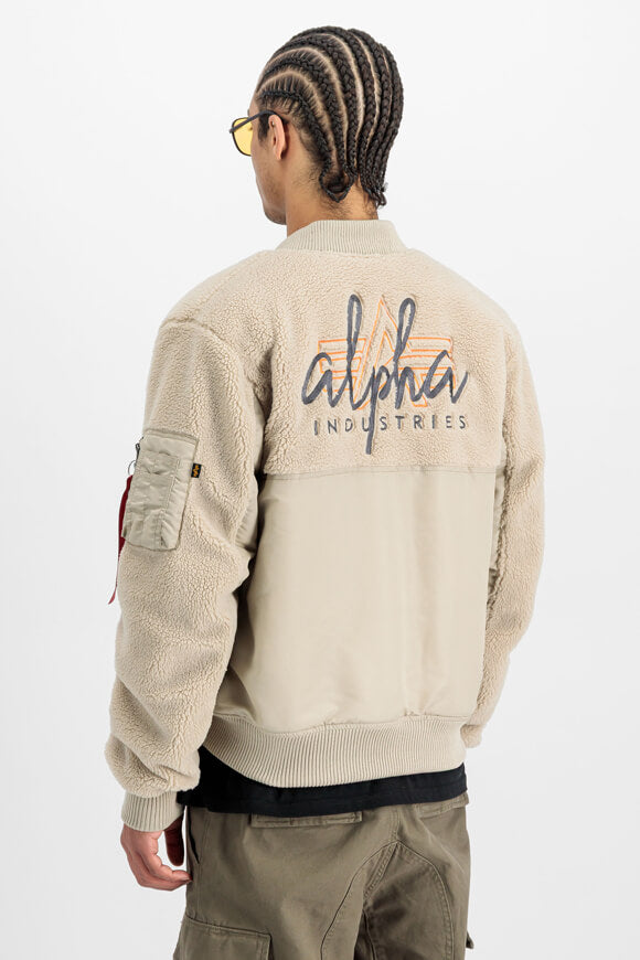Sherpa Bomberjacke - Organic Beige