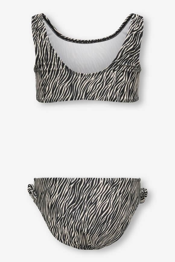 KOGBEACH bikini bralette - Cloud Dancer + Black