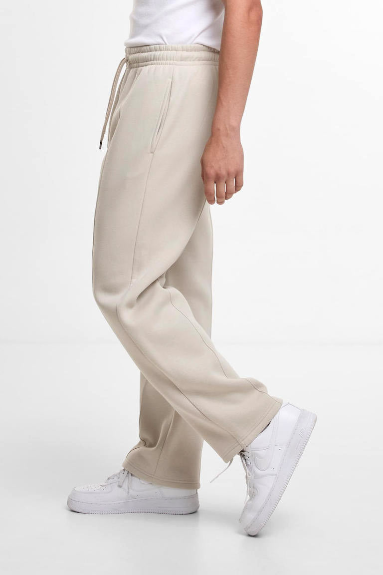 Fluffy Pintuck pantalon en sweat - Cloud