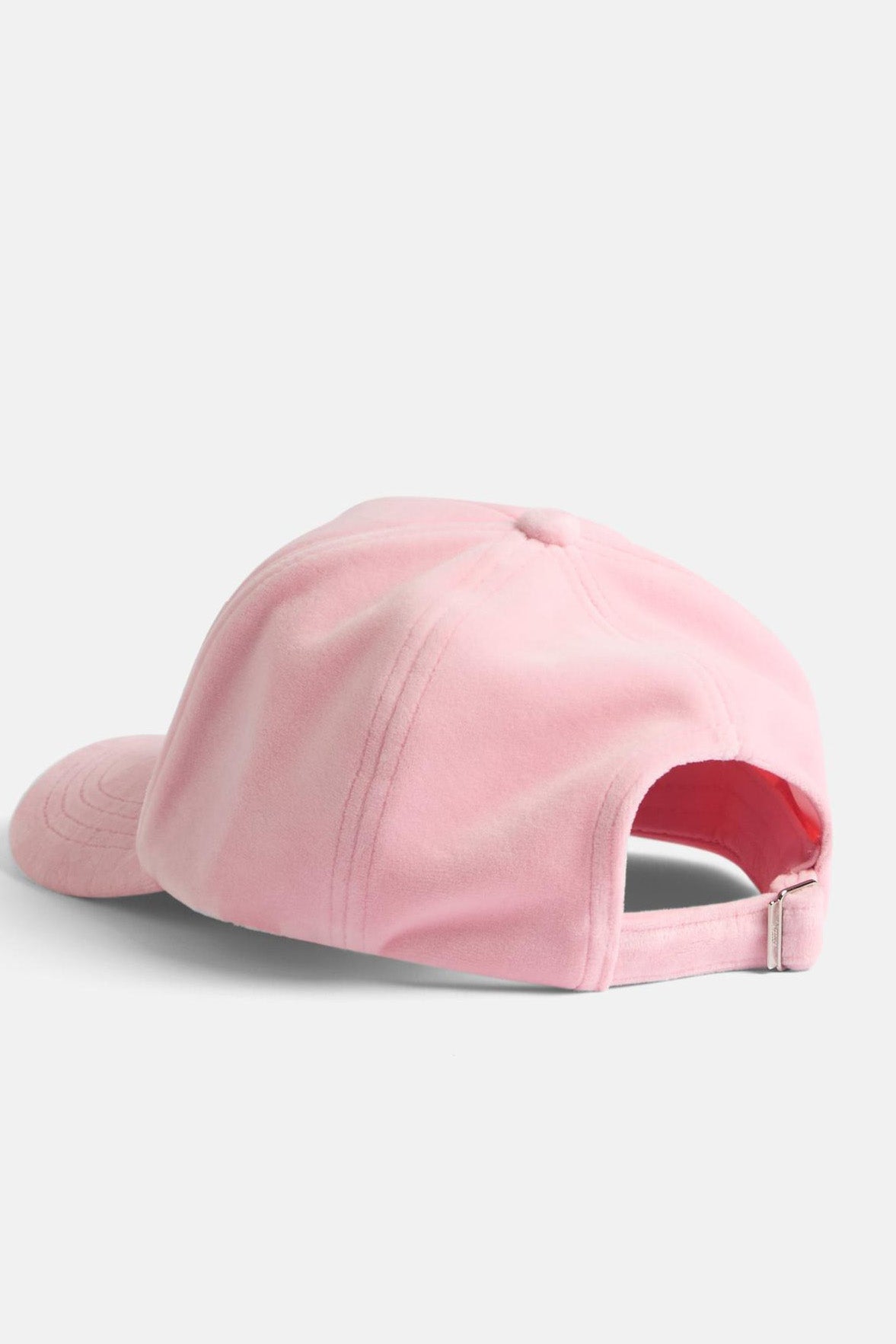 Casquette en velours / strapback - Juicy Pink