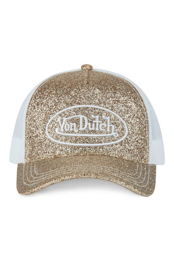 Casquette trucker / snapback - Gold + White