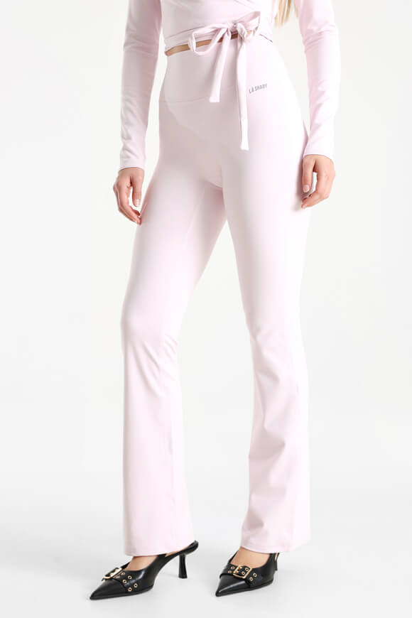 Bootcut leggings - light pink