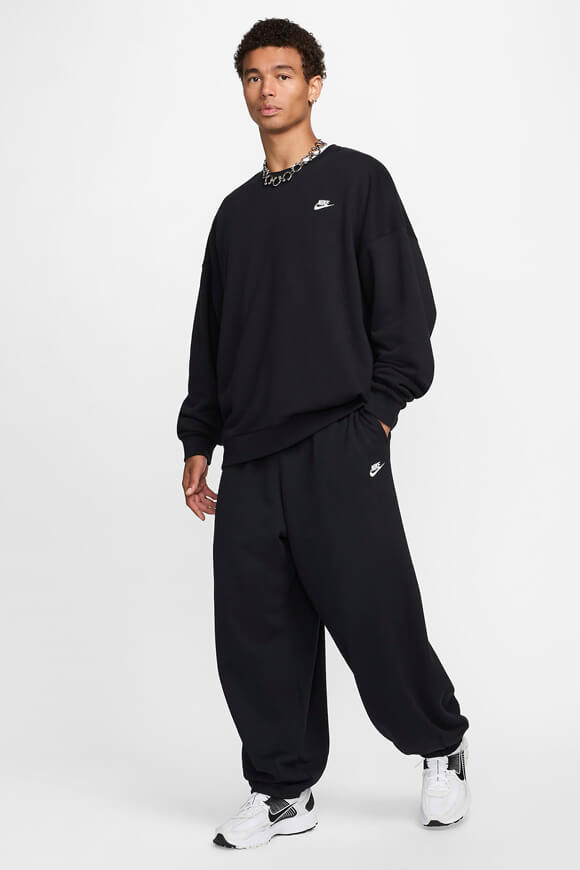 Club Fleece sweatshirt ample - Black