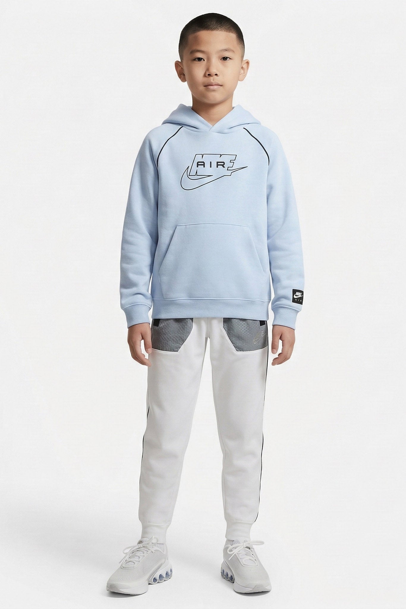 Air Kapuzensweatshirt - Hydrogen Blue