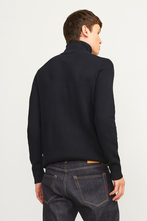 JJEPERFECT maglione in maglia a coste - Black