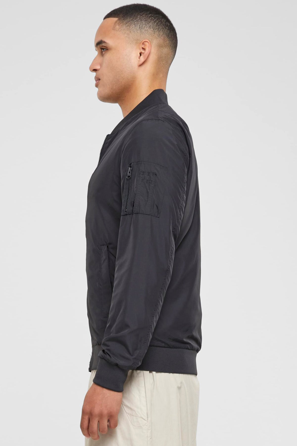 Leichte Bomberjacke - Black