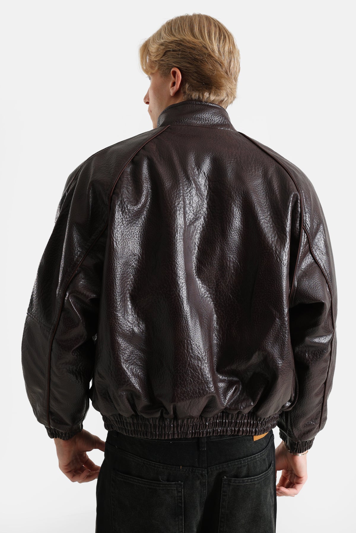 Kunstlederjacke - Brown